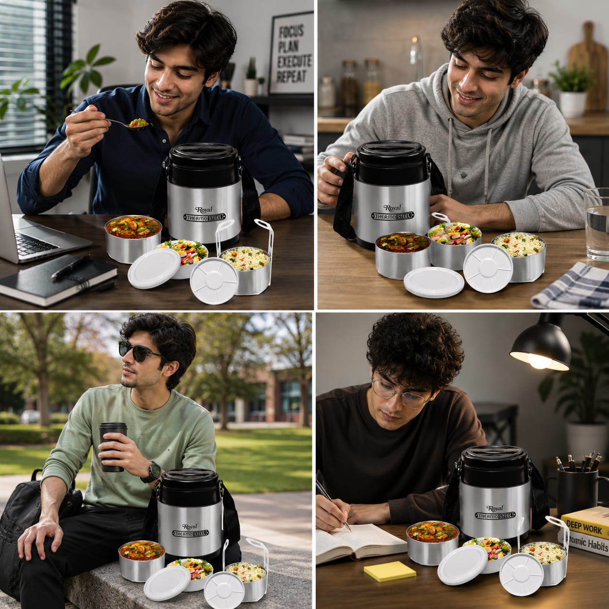 Thermo-Steel Food Carrier Legend-3