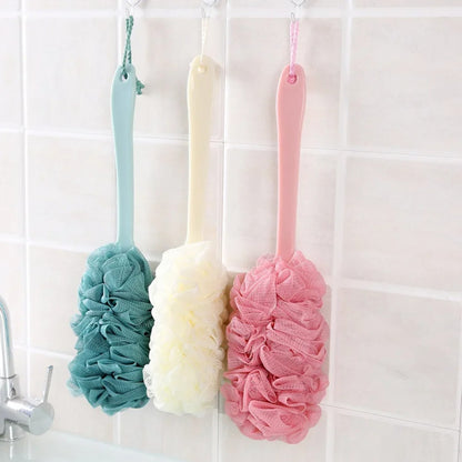 Bath Loofah &amp; Brush with Long Handle