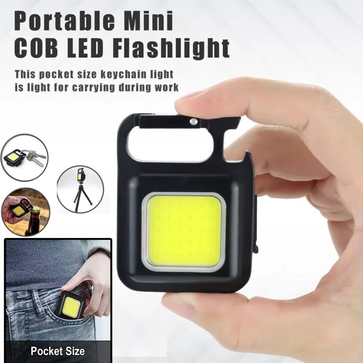 Metal Keychain LED Light