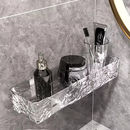 Bathroom Shelf Drain Rack – Wall Mount Corner Storage Organizer