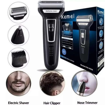 Kemei 3 in 1 Rechargeable Shaving Machine