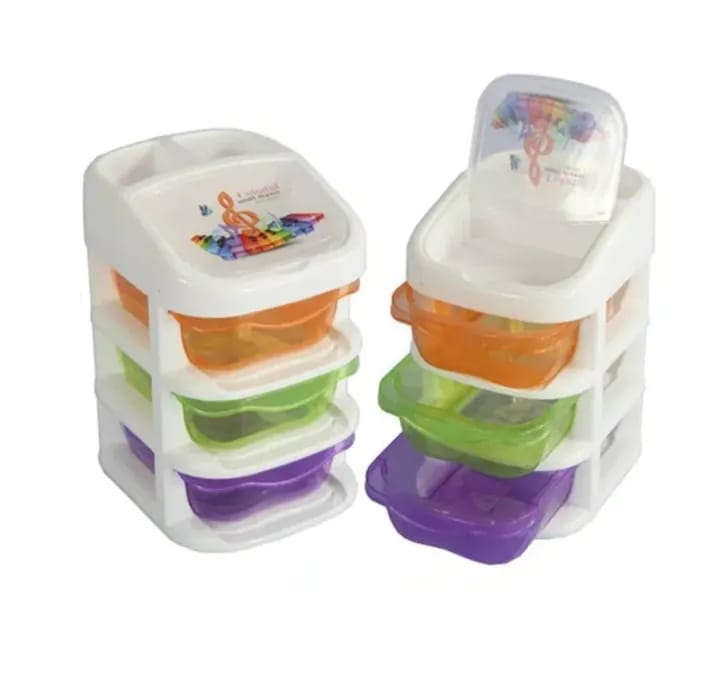 3 Pcs Rainbow Jewellery Box