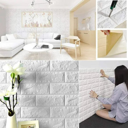 3D Brick Wall Stickers