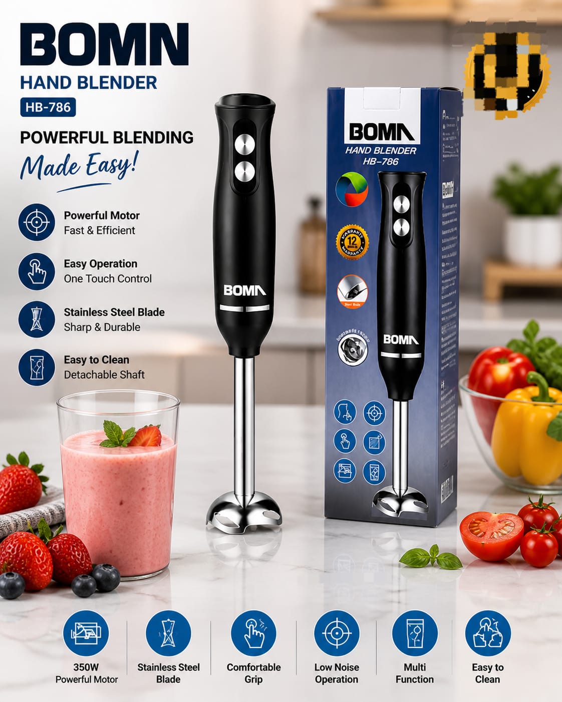 Powerful Hand Blender