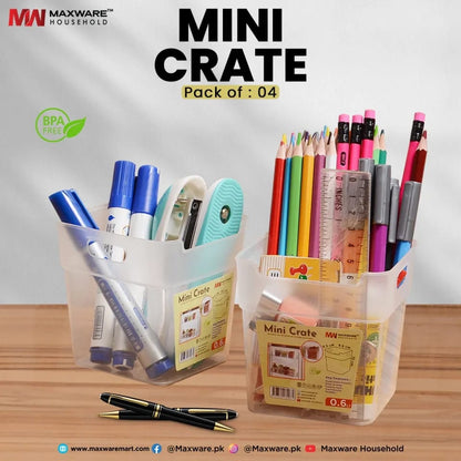 Maxware Household New Arrival Mini Crate – Pack of 4