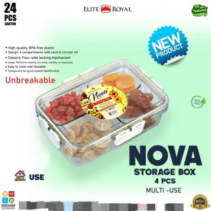 Nova Storage Box Set – 4 in 1, 6 in 1 &amp; 8 in 1