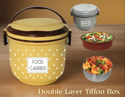 Food Carrier – Double Layer Tiffin Lunch Box