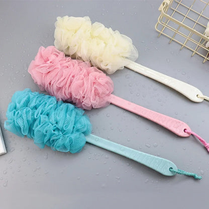 Bath Loofah &amp; Brush with Long Handle