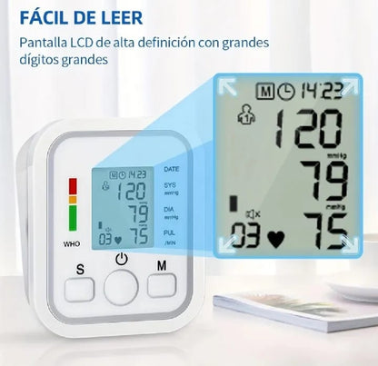 Blood Pressure Monitor (Upper Arm) – Automatic Digital BP Apparatus