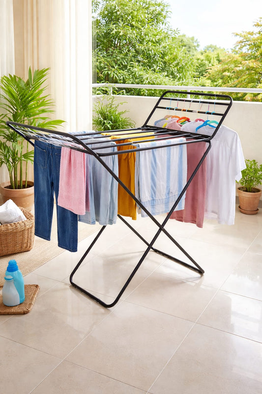Premium Metal Folding Cloth Dryer Stand by Metallics Home