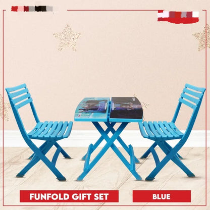 Fun Fold Gift Set Study Table – Kids Foldable Desk &amp; Chair Set