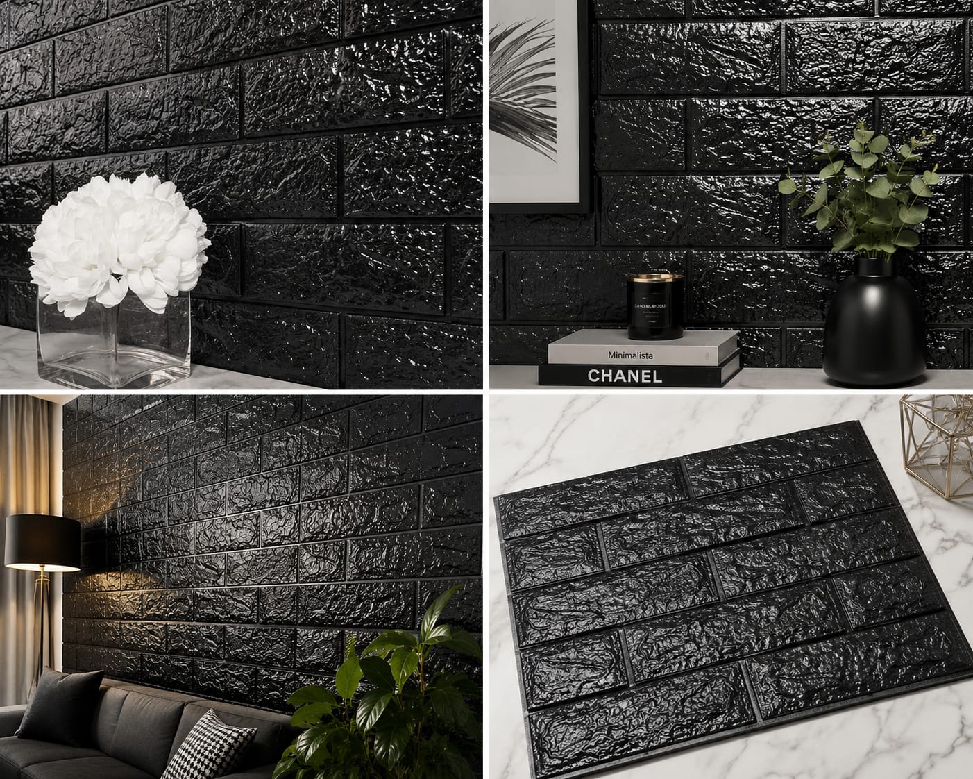 3D Brick Wall Stickers
