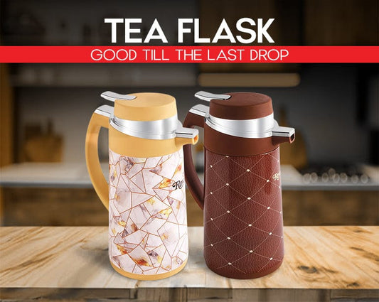 Royal Easy Lock Thermos Gold Line – Tea Flask 1 Liter