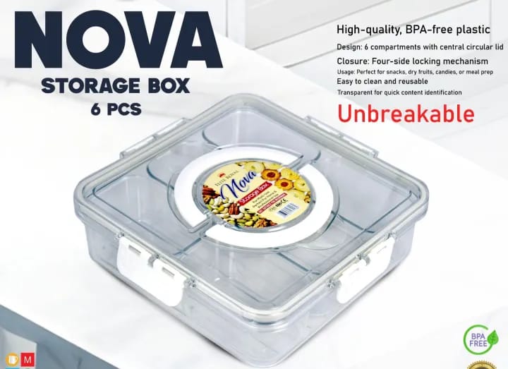 Nova Storage Box Set – 4 in 1, 6 in 1 &amp; 8 in 1