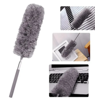 Flexible Grey Mop with Long Rod