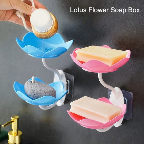 Flower Shape Double Layer Soap Holder 🌸🧼✨