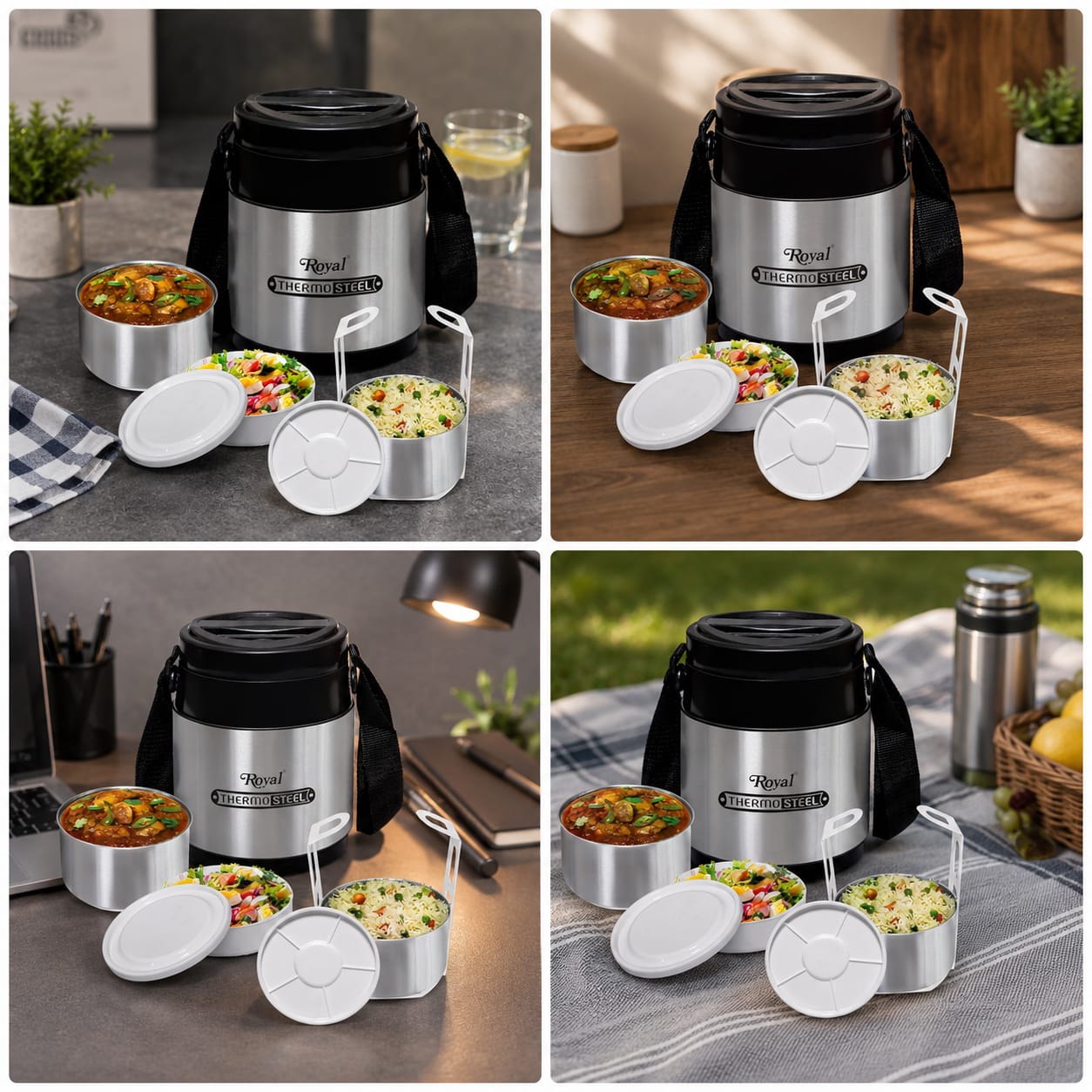 Thermo-Steel Food Carrier Legend-3
