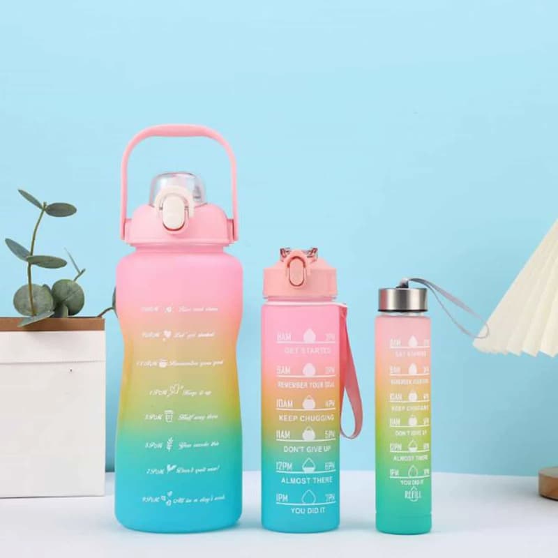 Set of 3 Water Bottles