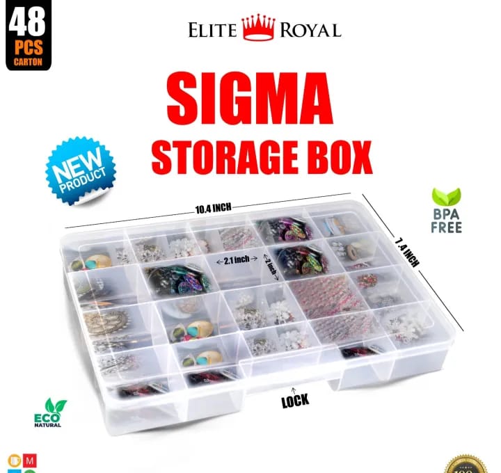 Craft Plastic Storage Case Box