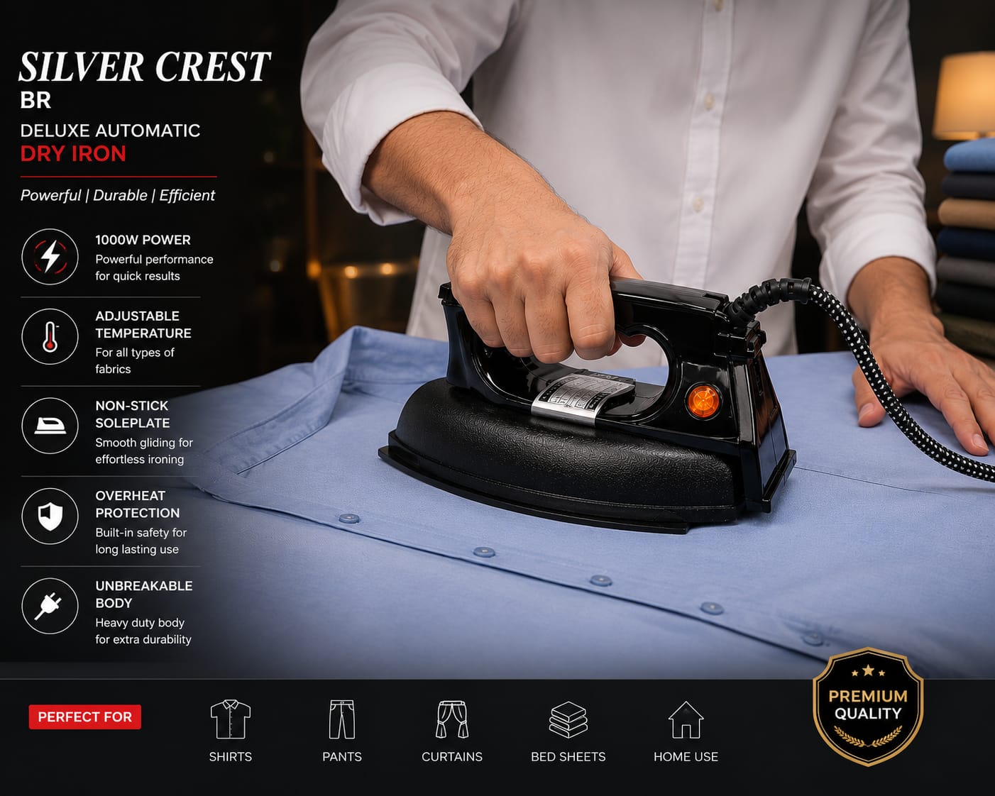 Silver Crest Iron Model No. BR-144