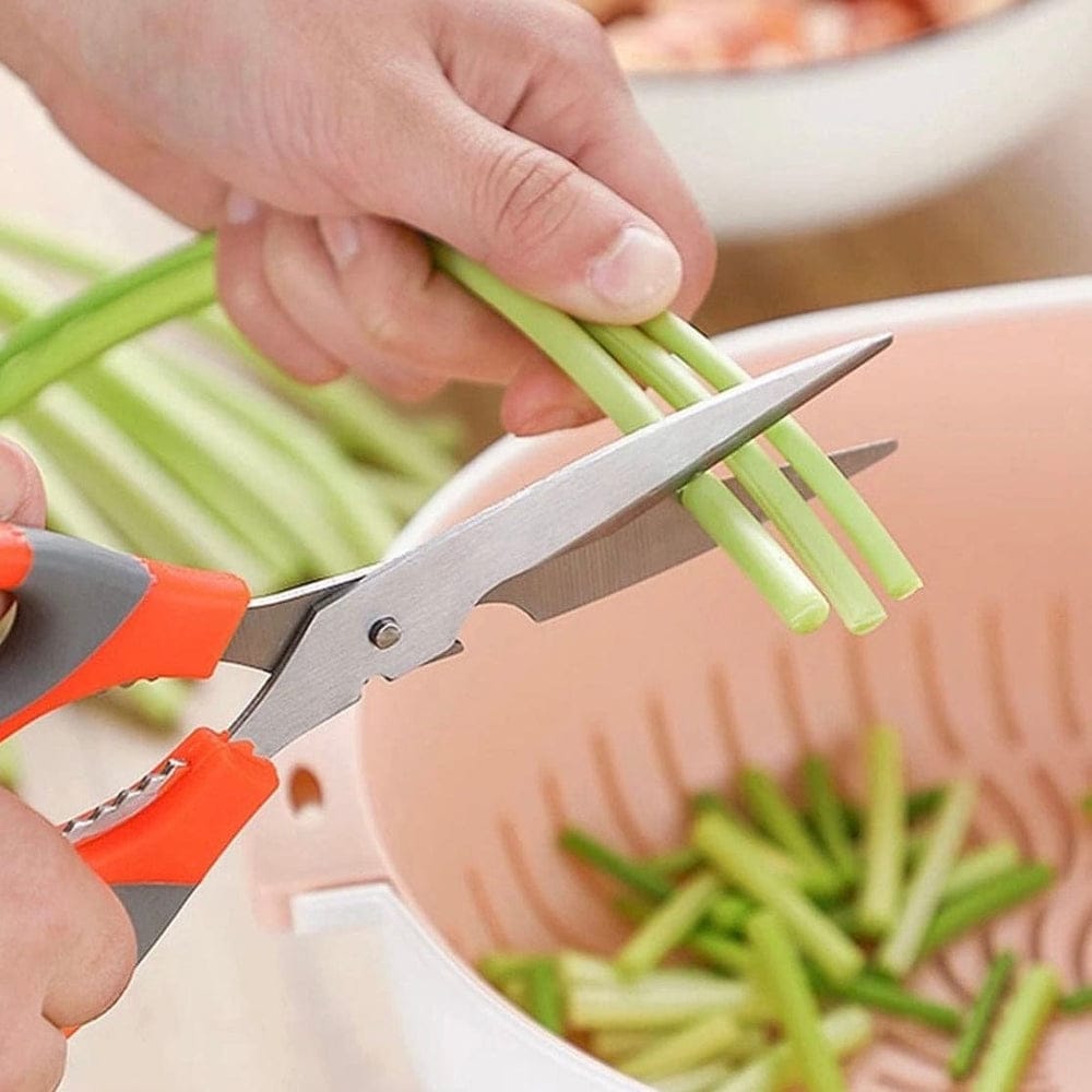 Stainless Steel Meat &amp; Vegetable Cutting Scissors