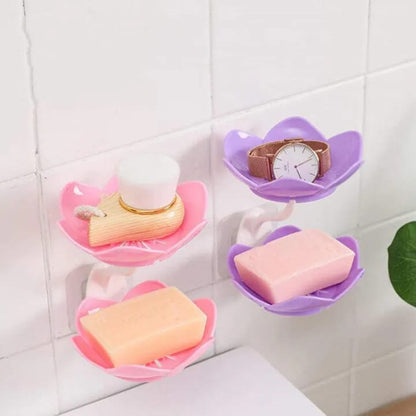Flower Shape Double Layer Soap Holder 🌸🧼✨