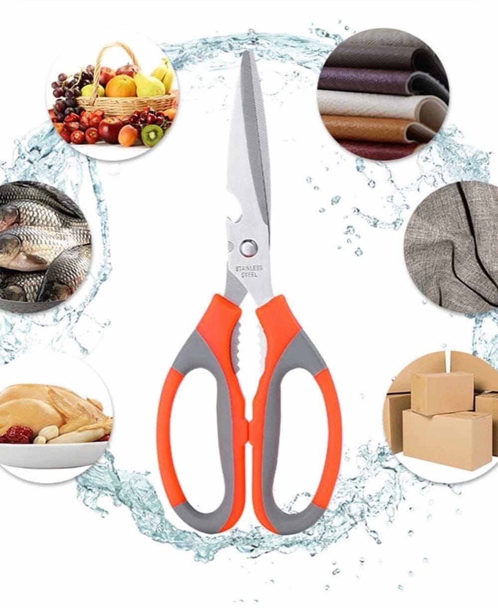 Stainless Steel Meat &amp; Vegetable Cutting Scissors