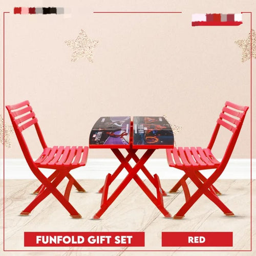 Fun Fold Gift Set Study Table – Kids Foldable Desk &amp; Chair Set