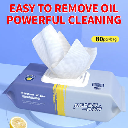 New Kitchen Wipes – 80 PCS Multi-Function Cleaning Wet Wipes