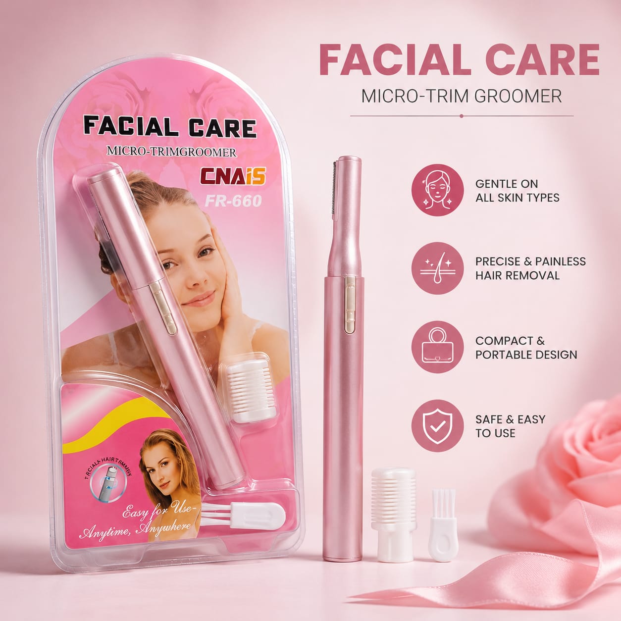 Facial Care Micro Trimmer for Women