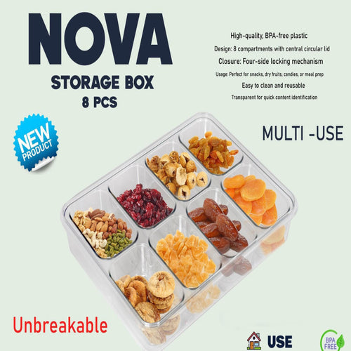 Nova Storage Box Set – 4 in 1, 6 in 1 &amp; 8 in 1